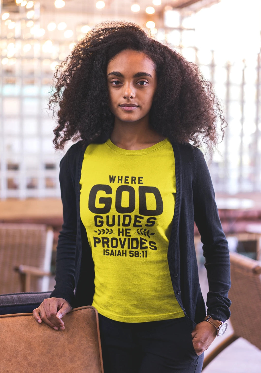 Where God Guides He Provides ( Faith Tee)